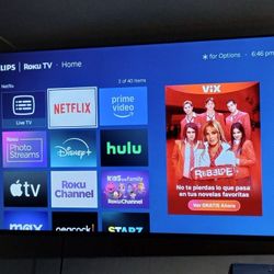55" Phillips Smart TV For Sale 