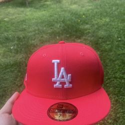 New Era Dodgers Fitted Cap 7 1/2