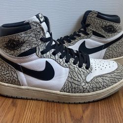 Air Jordan 1 Retro High Og White Cement