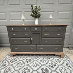 9 Drawer Dresser Solid Wood 