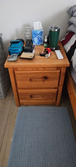 Rustic Pine Wood bedroom set