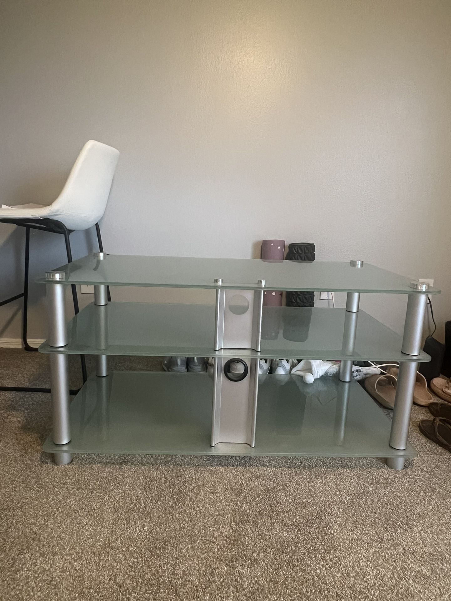 Glass Entertainment Center