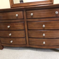 Dresser and mirror  like new 