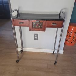 Antique 1930s Paidar Barbers table Rare 
25" wide 32" tall