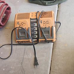 Ridgid Dual Fast Battery Charger