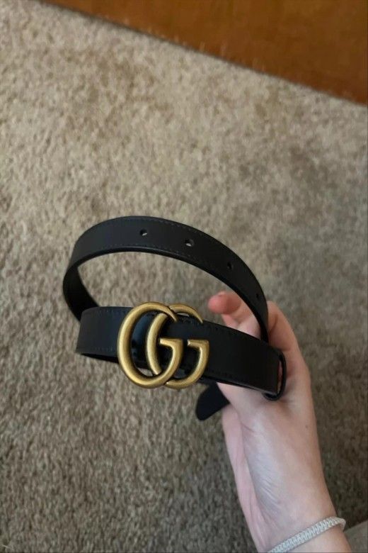 Fashion belt GG, size can be modified, up to 110cm
