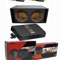 BRAND NEW BASS AND VOICE PACKAGE KICKER AUDIO INSTALLED