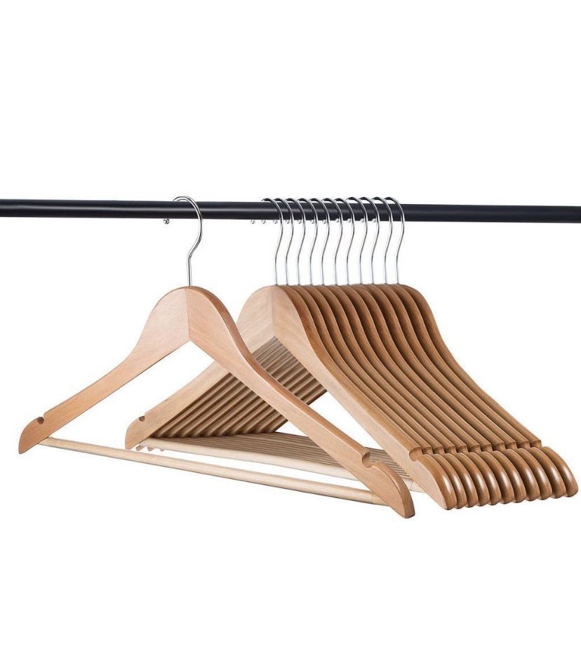 30 Wooden Hangers