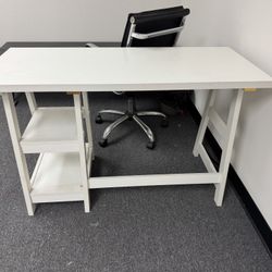 White Desk For Working Or Sitting Eating Lunch Your Choice 