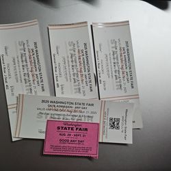 Puyallup Fair TICKETS 🎟 Parking Pass 60.00