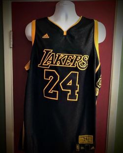 Los Angeles Lakers #24 Kobe Bryant commemorative Jersey w/ career Awards -S.M.L.XL.2X