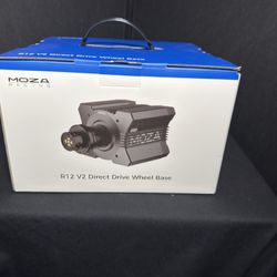 Moza R12 V2 12nm Wheel Base Brand New In The Box (Wheel Base Only)