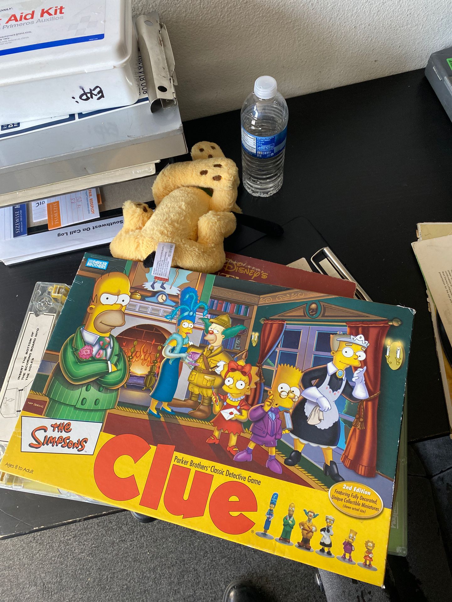 The Simpson clue board game