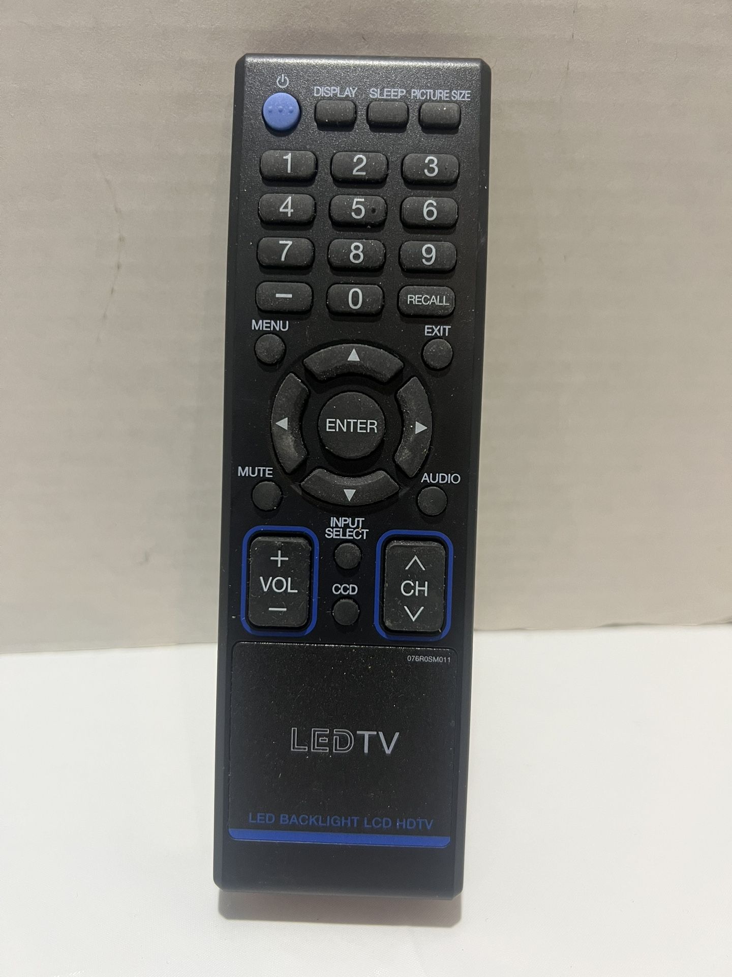 Sansui 076R0RF021 LED TV Remote Control LED Backlight LCD HDTV