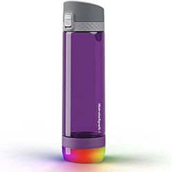 HidrateSpark PRO Smart Water Bottle Tritan Plastic, Tracks Water Intake & Glows to Remind You to Stay Hydrated - Chug Lid - Wildberry