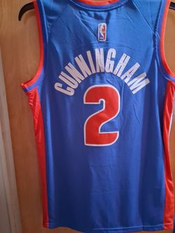 BNWT STITCHED DETROIT PISTONS #2 CADE CUNNINGHAM SIZE MEN'S 2XL!
