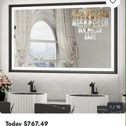 New 48 In Mirrror With LED lights 