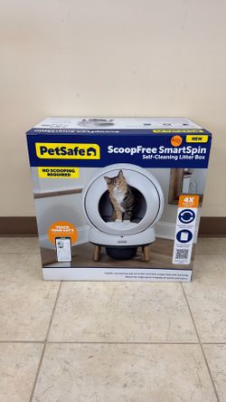 PETSAFE SCOOPFREE SMARTSPIN SELF-CLEANING LITTER BOX