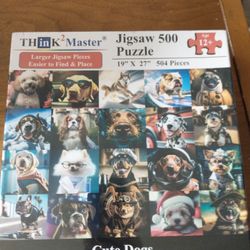Cute dogs 500 Piece New Jigsaw Puzzle 2023 Think2Master