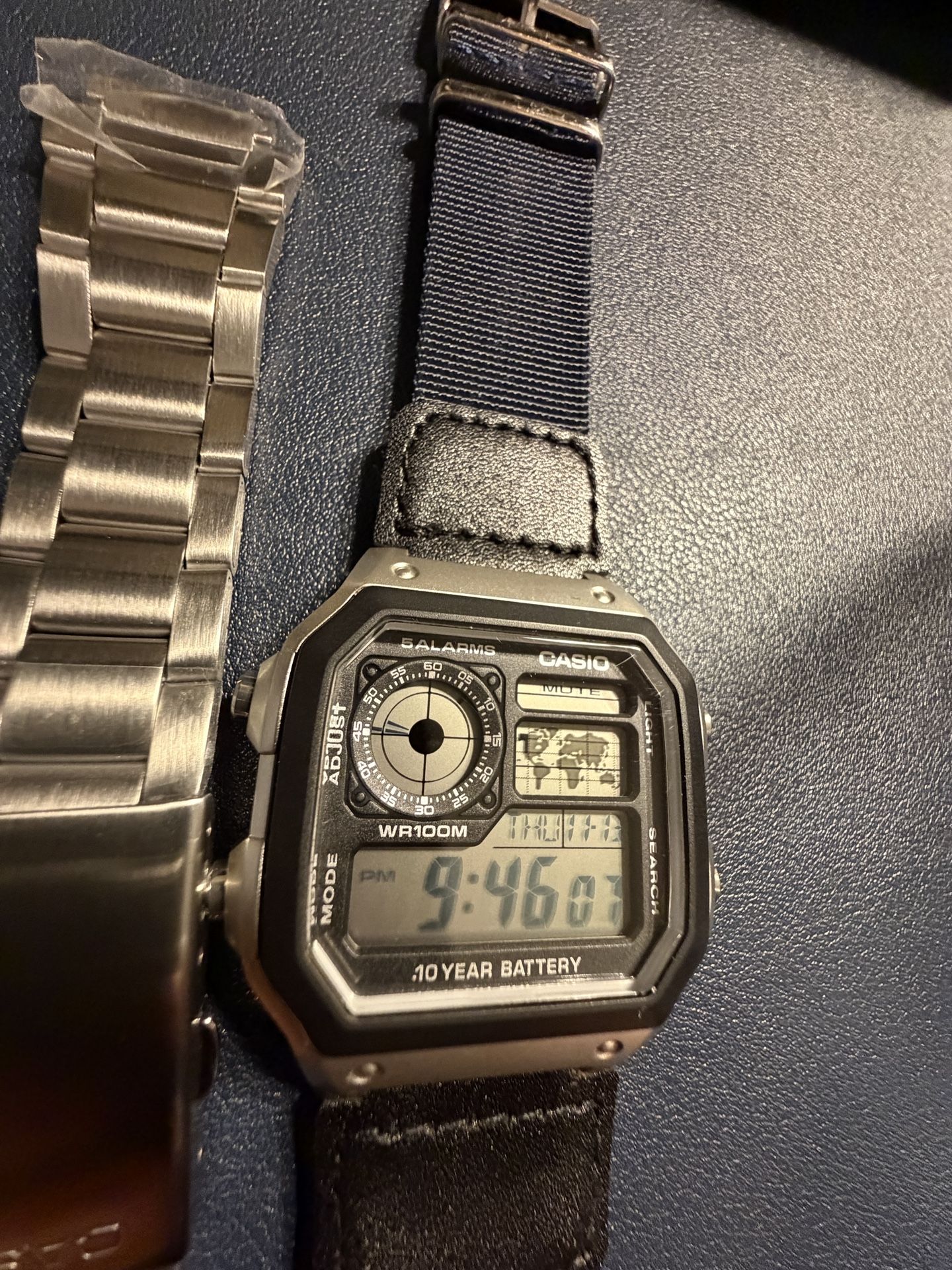 Silver Casio AE1200WH Series | World Time [Mod] for Sale in Buena Park ...