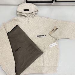 Essentials Fear Of God Hoodie Light Oatmeal 