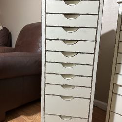 Hobby Lobby 10 Drawer Rolling  Cabinet