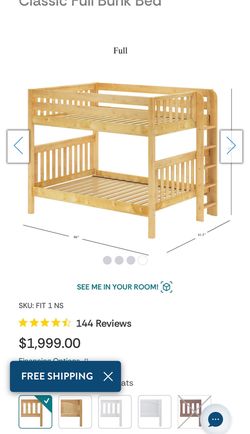 Maxtrix Classic Full Bunk Bed