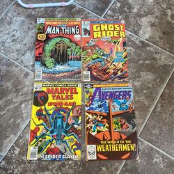 Marvel The Man Thing, Ghost Rider,  Marvel Tales , Avengers