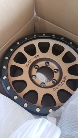 17x8.5 Method bronze wheels 6x5.5 +0 offset on special with 2857017 bfg ko2