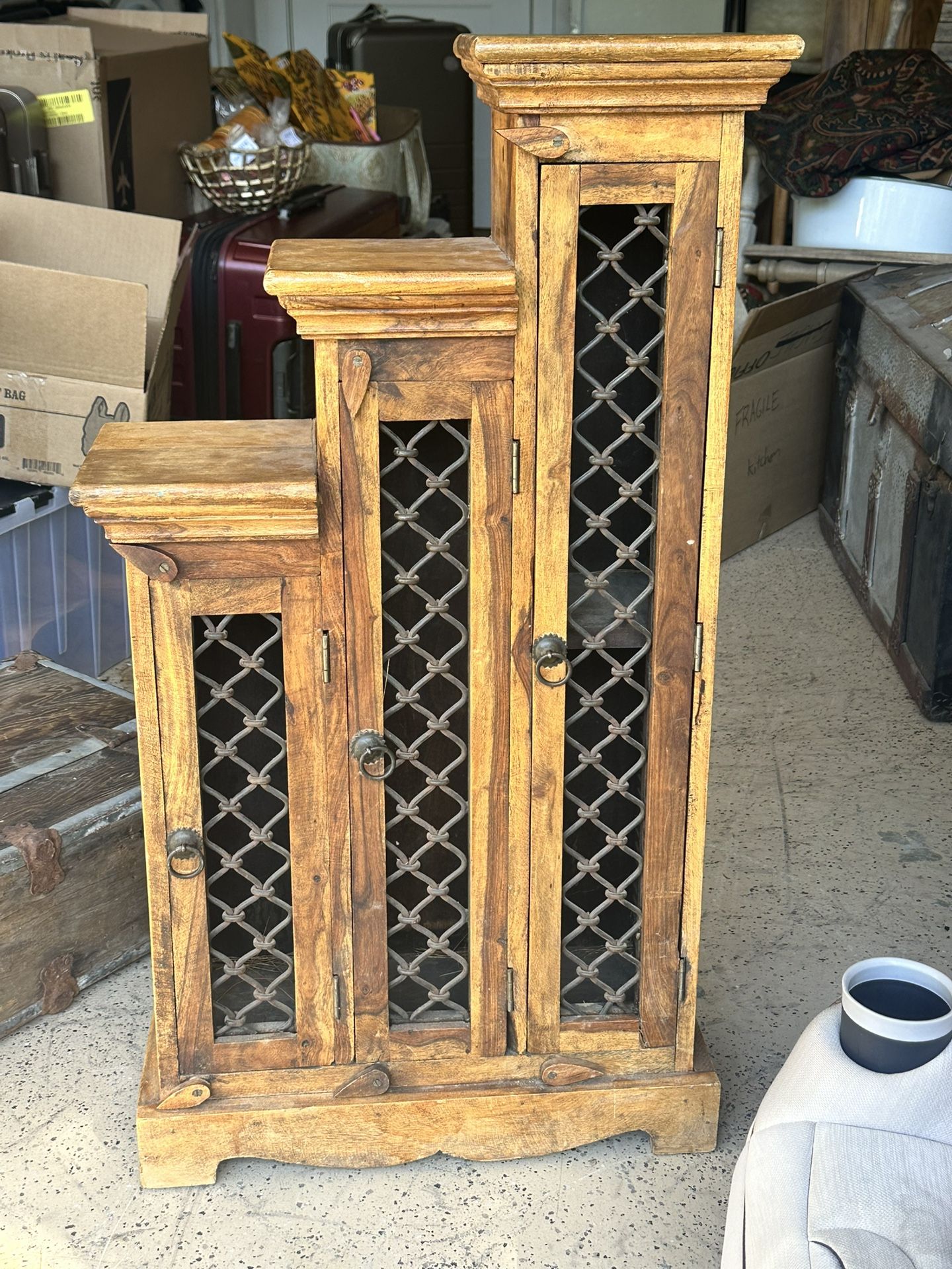 Cdstep Table Jali Sheesham Rustic Large Wooden CD Step - Right for Sale in Laguna ...