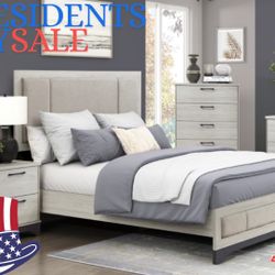 🇺🇸4 PC QUEEN BEDROOM SET 🇺🇸