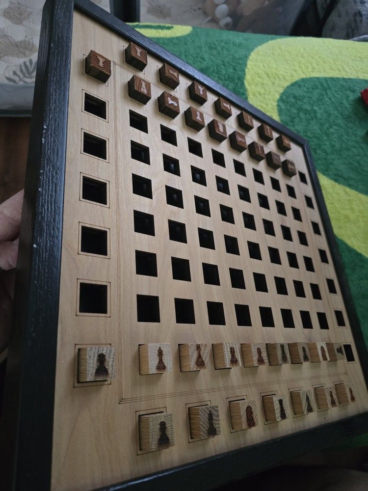 Wooden Chess In Great Condition