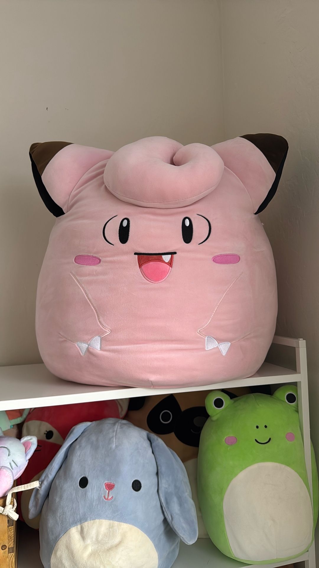 XL Clefairy Pokemon Squishmallow Plush