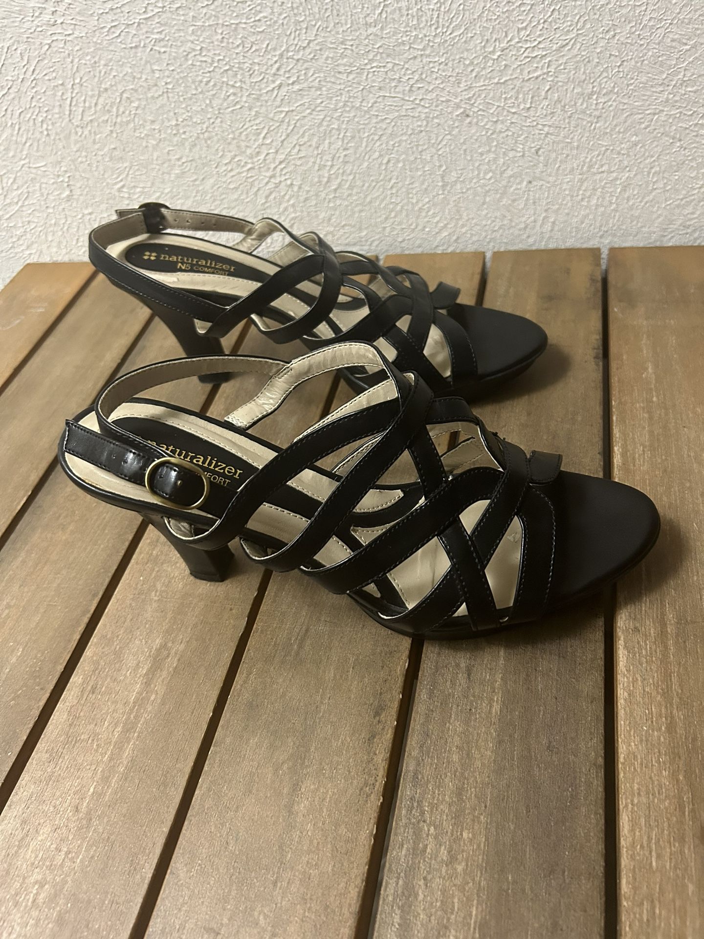 NATURALIZER DANYA COMFORT DRESS SANDALS BLACK