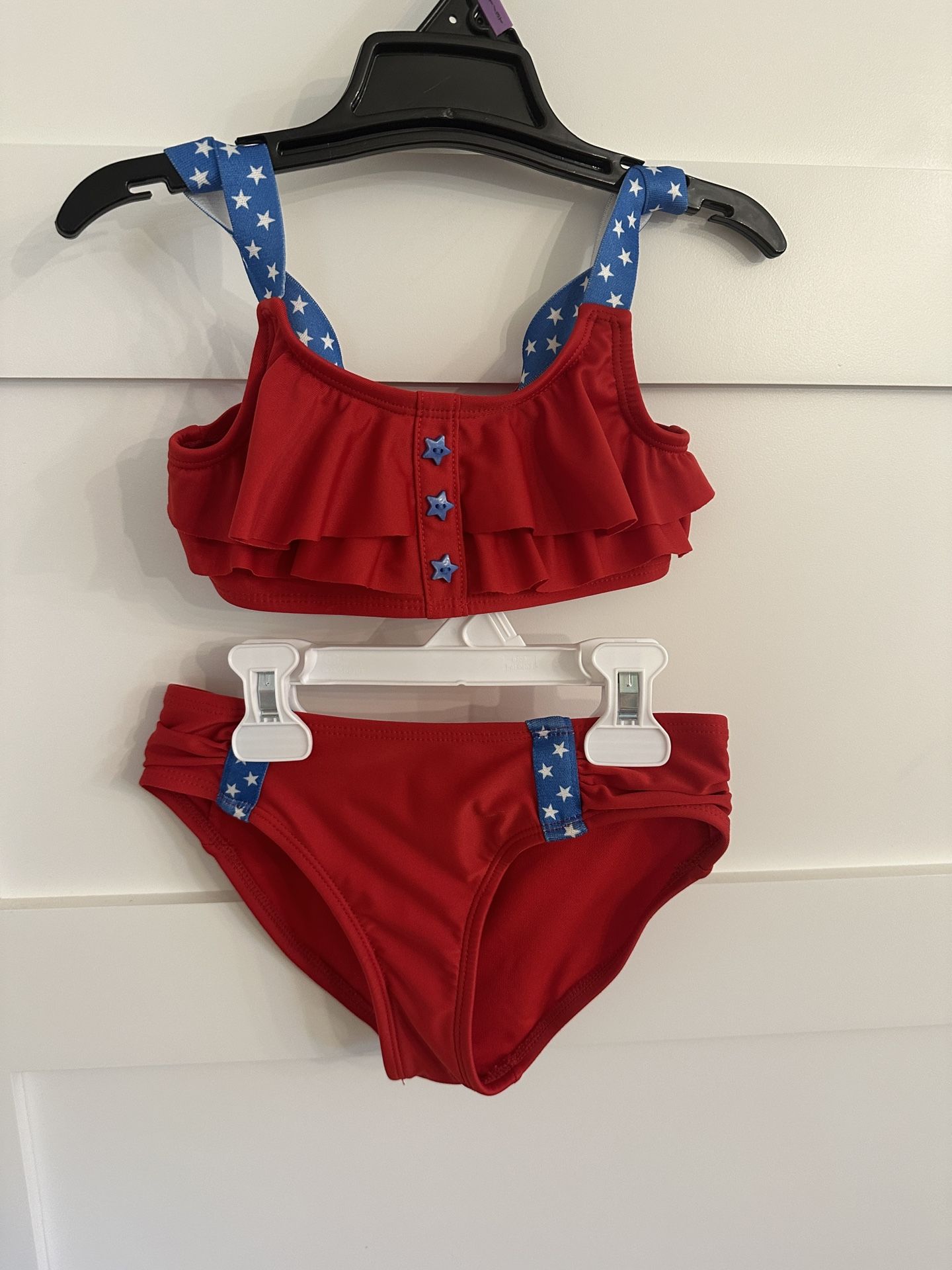 4th July 6-6x Girls Swimsuit