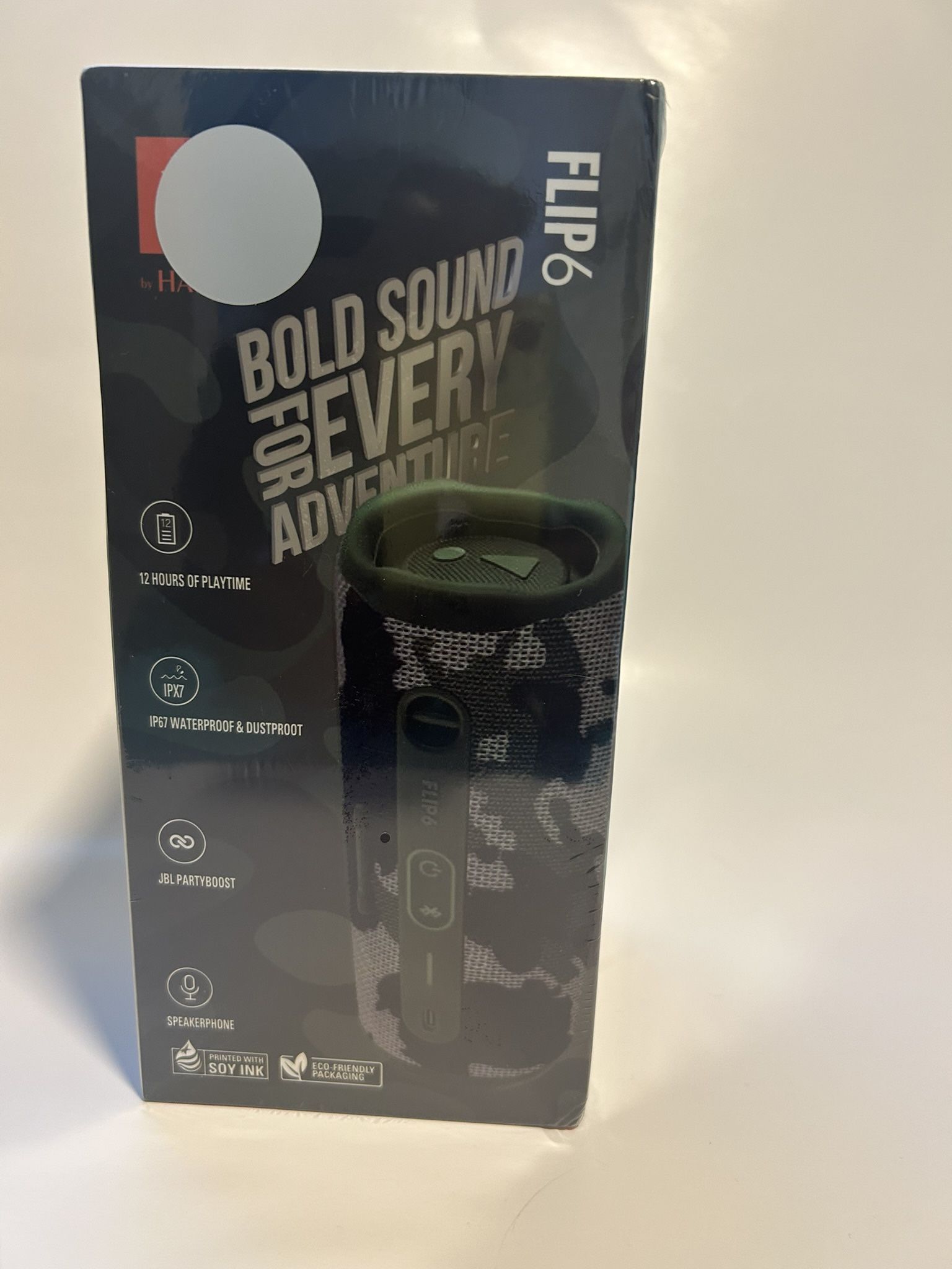 JBL Flip 6 Bluetooth SpeakerWaterproof Portable Wireless -Powerful Bass