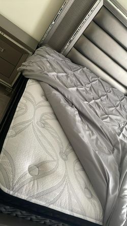 A brand new master bedroom set
