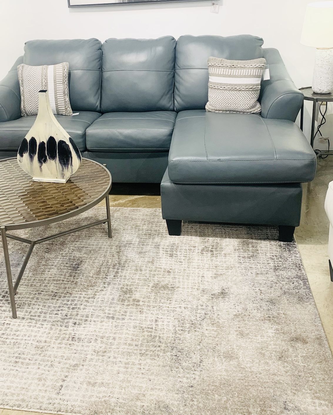 Brand New Sofa, Center Table, 2 Side Tables, Carpet- NEW