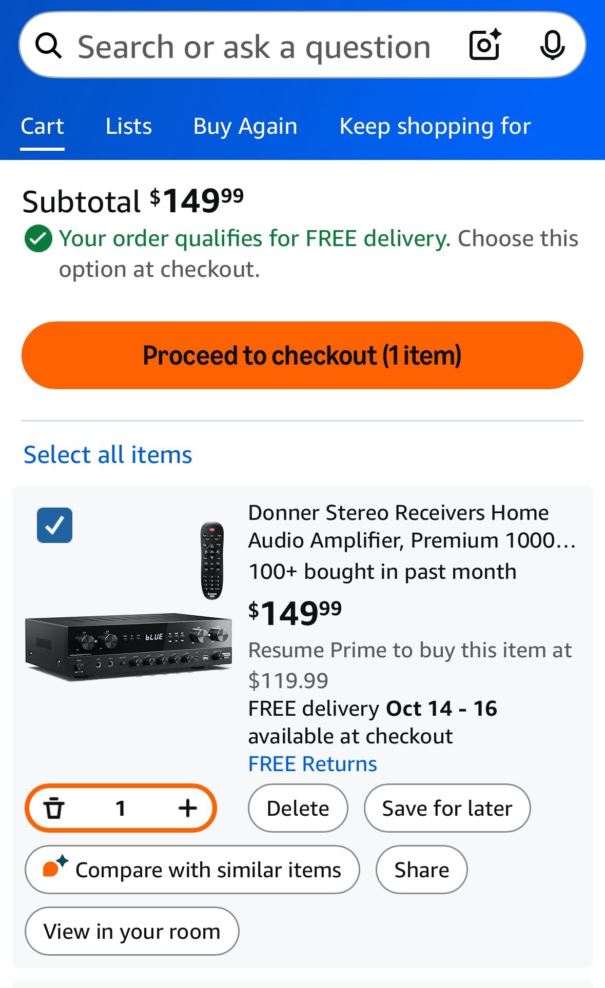 Donner Stereo Receiver