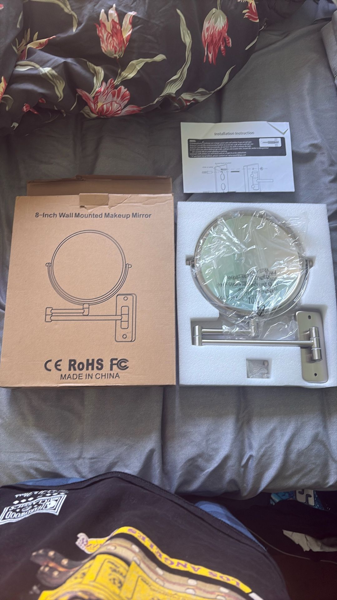 Mounted Makeup Mirror 