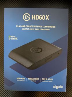 Capture card- Elgato hd60x
