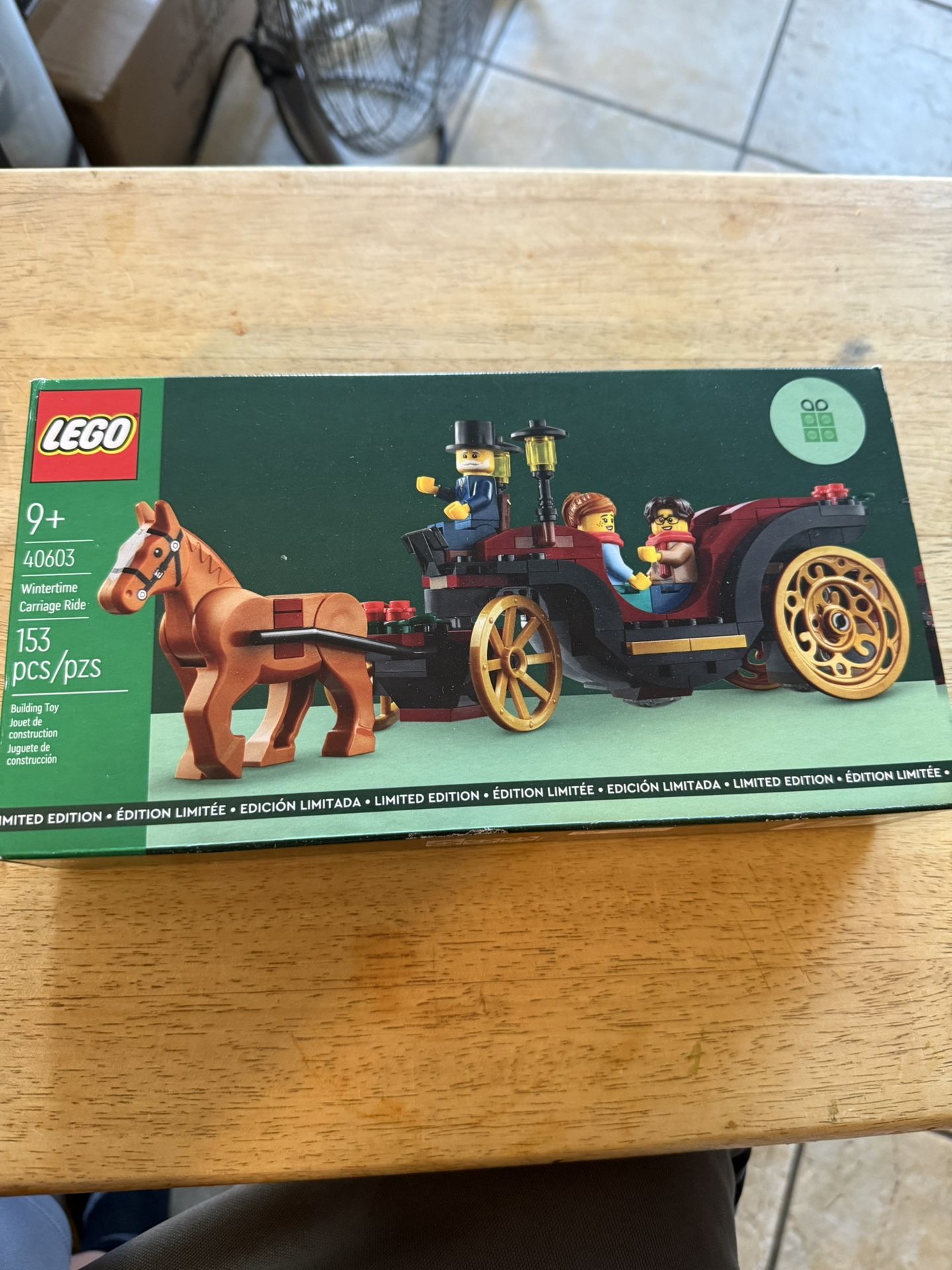 Lego 40603 Wintertime Carriage Ride Seasonal - New Never Opened