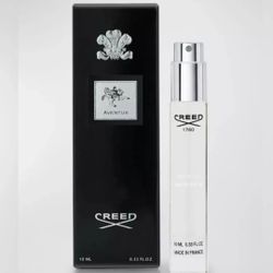 New CREED AVENTUS Eau De Parfum Vaporisateur Spray .33 fl.oz Travel Size in Box