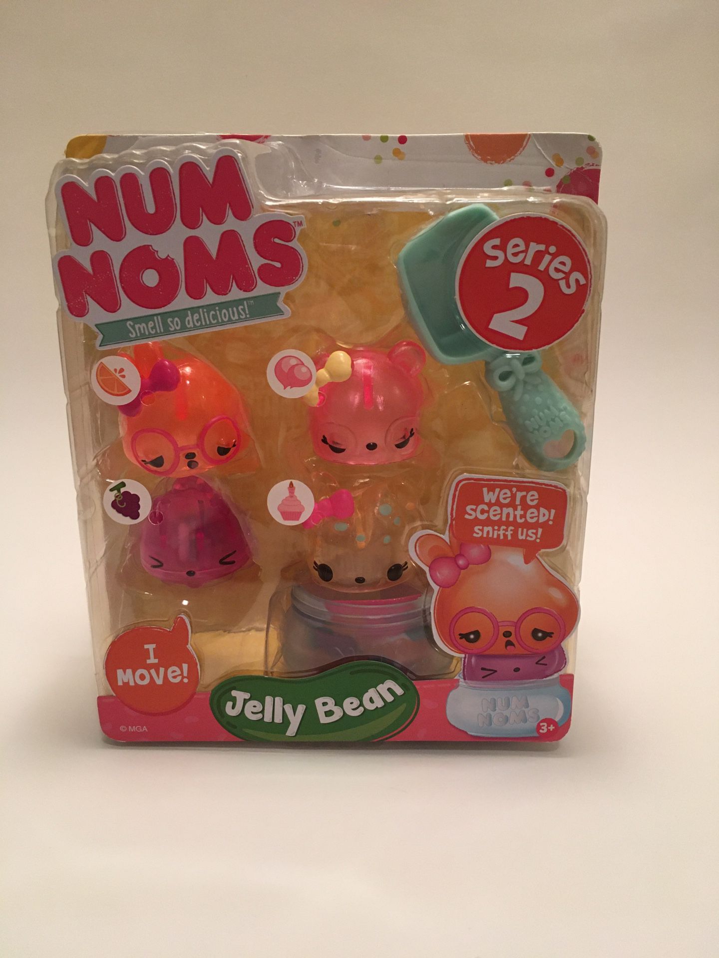 NUM NOMS SERIES 2 - SCENTED 4 PACK • Jelly Bean• NEW•