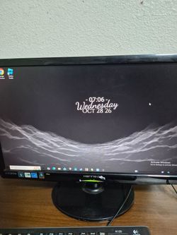 HP pavilion Desktop Computer bundle + Monitor, Keyboard, mouse and cables