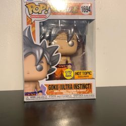 Hot Topic Exclusive Dragon Ball Super Goku Ultra Instinct 