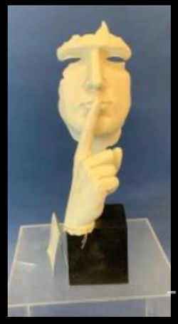 Famous sculpture “The Shush” Artist  Vitruvian Collection Original 
