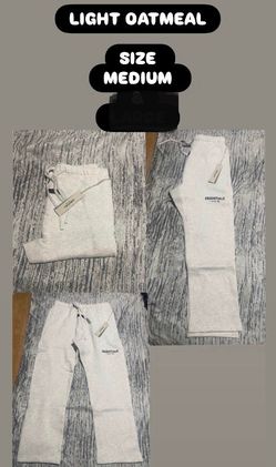 Essentials Sweatpants Light Oatmeal ( Pick Up Only )