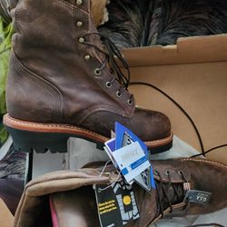 Mens CHIPPEWA Insulated WaterProof Boots Sz 10.5 NEW