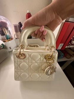 Dior white lady  bag